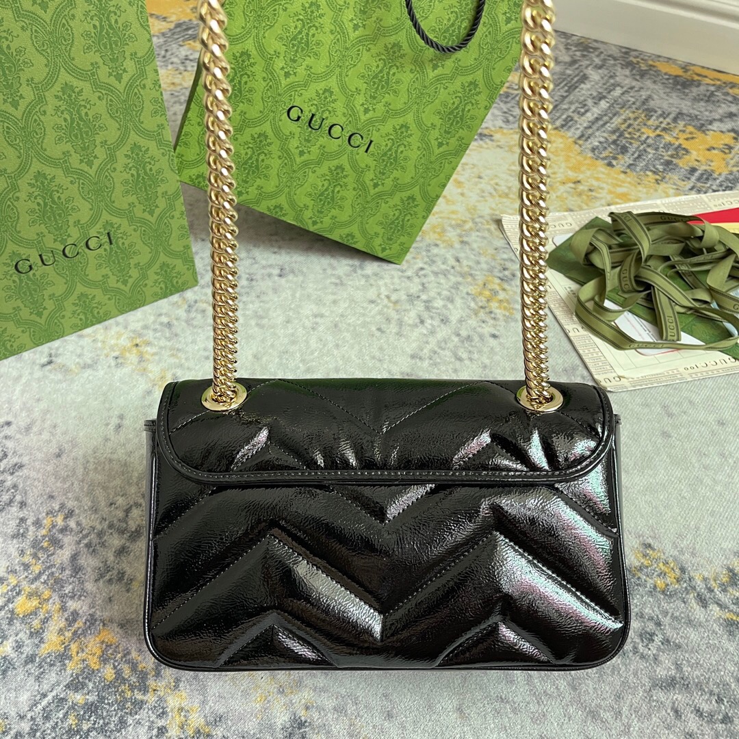Gucci Kleine GG Marmont Women Shoulder Bags Size 26*15*7cm