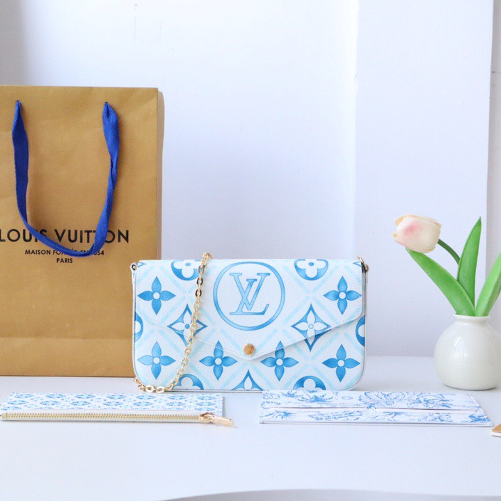 Louis Vuitton M11459 Félicie Pochette Women Shoulder Bags Size 21*12*3cm