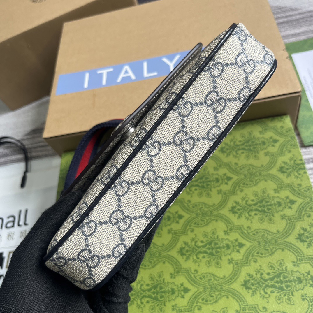 Gucci Ophidia Women Shoulder Bags 13*22*4cm