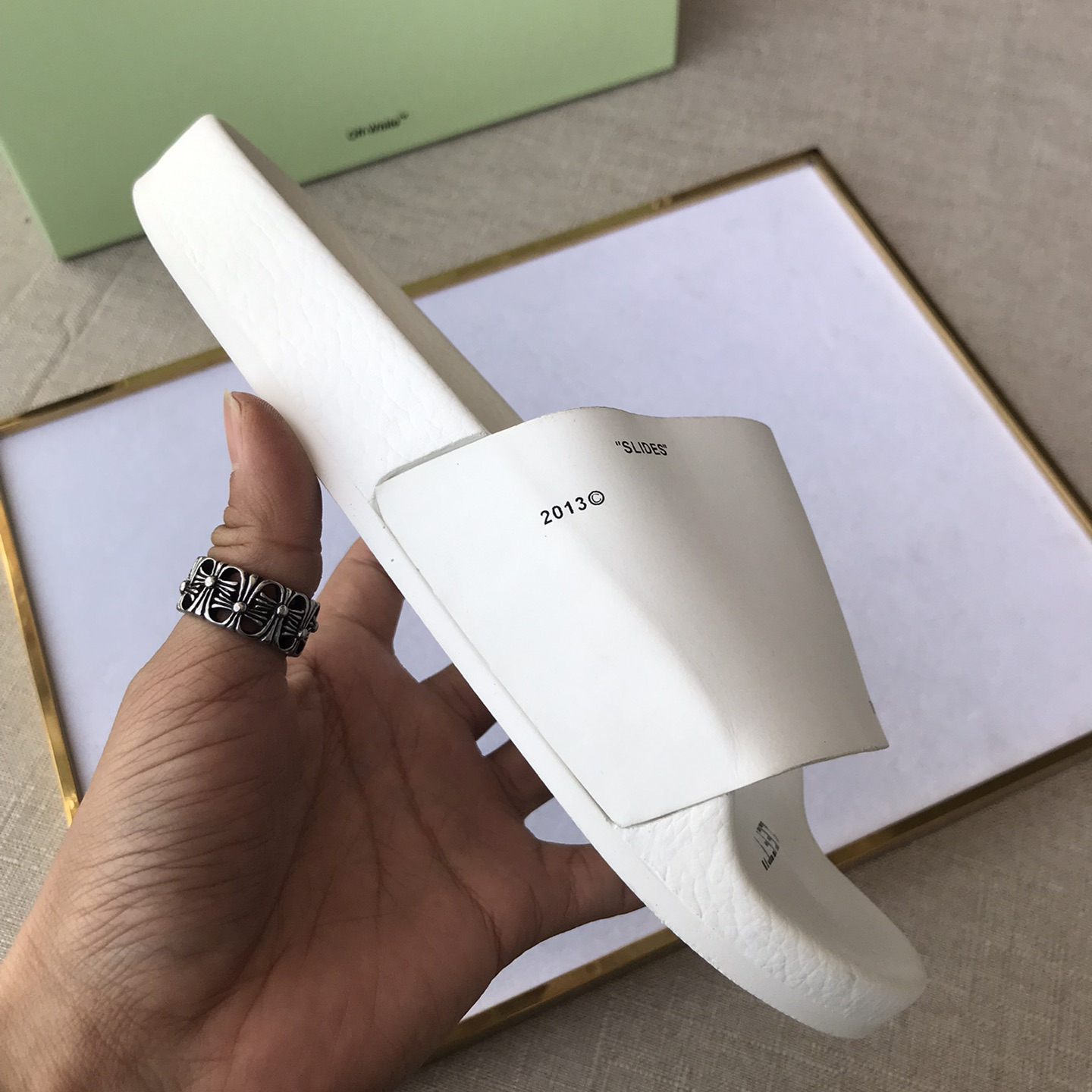 OFF White Mens Women Sandals Gr. 36-46