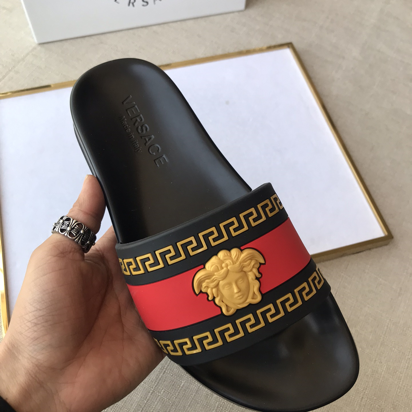 Versace Mens Women Sandals Gr. 36-46