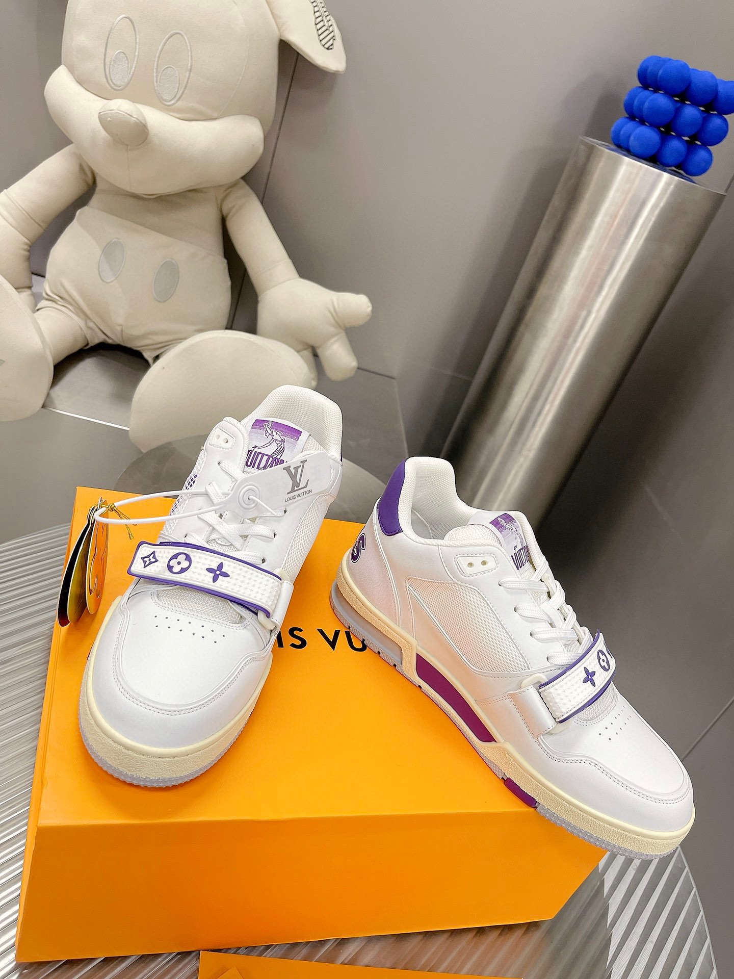 Louis Vuitton LV Trainer Velcro Strap Sneaker Size 36-46