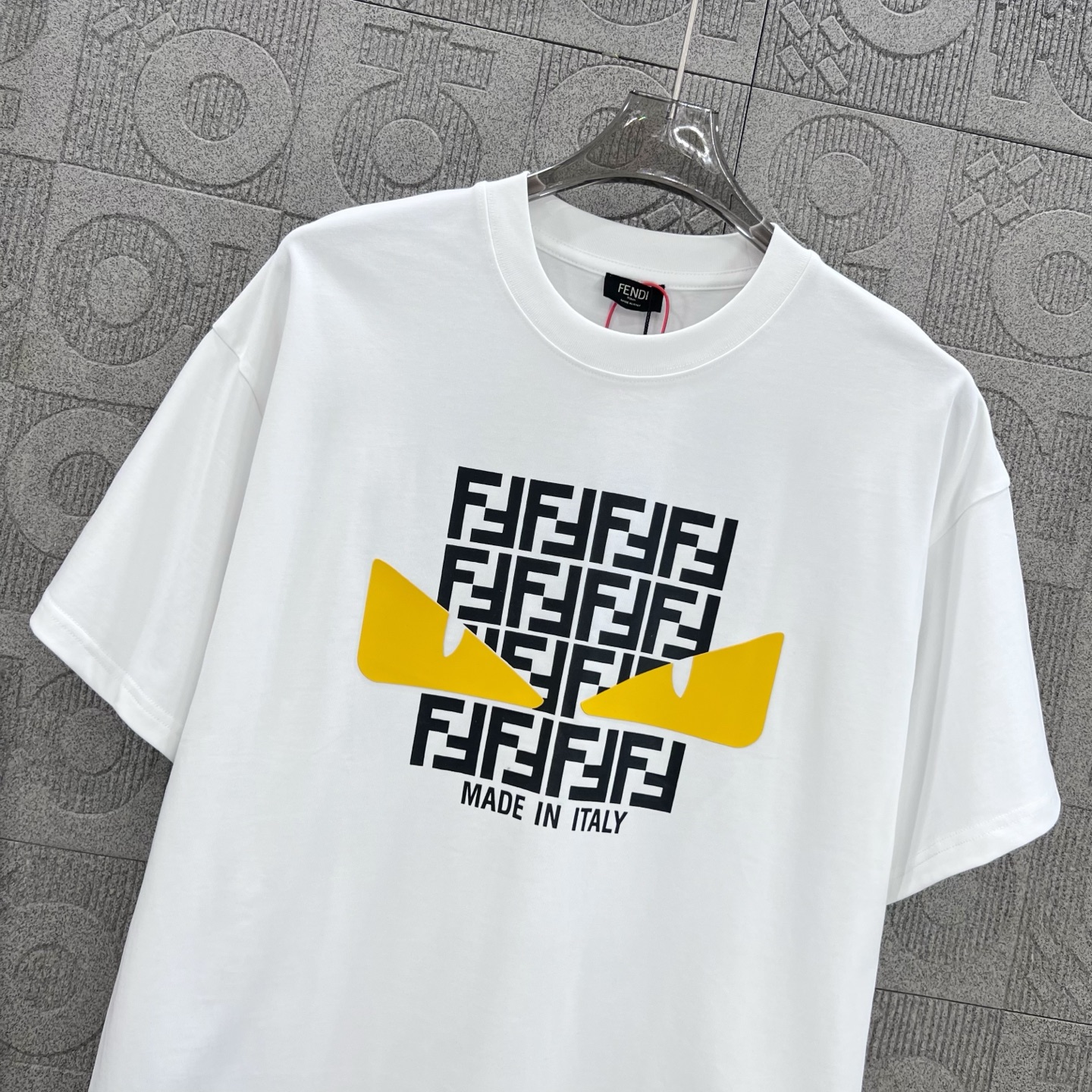 Fendi T Shirt Demon Eye Logo Size XS-L