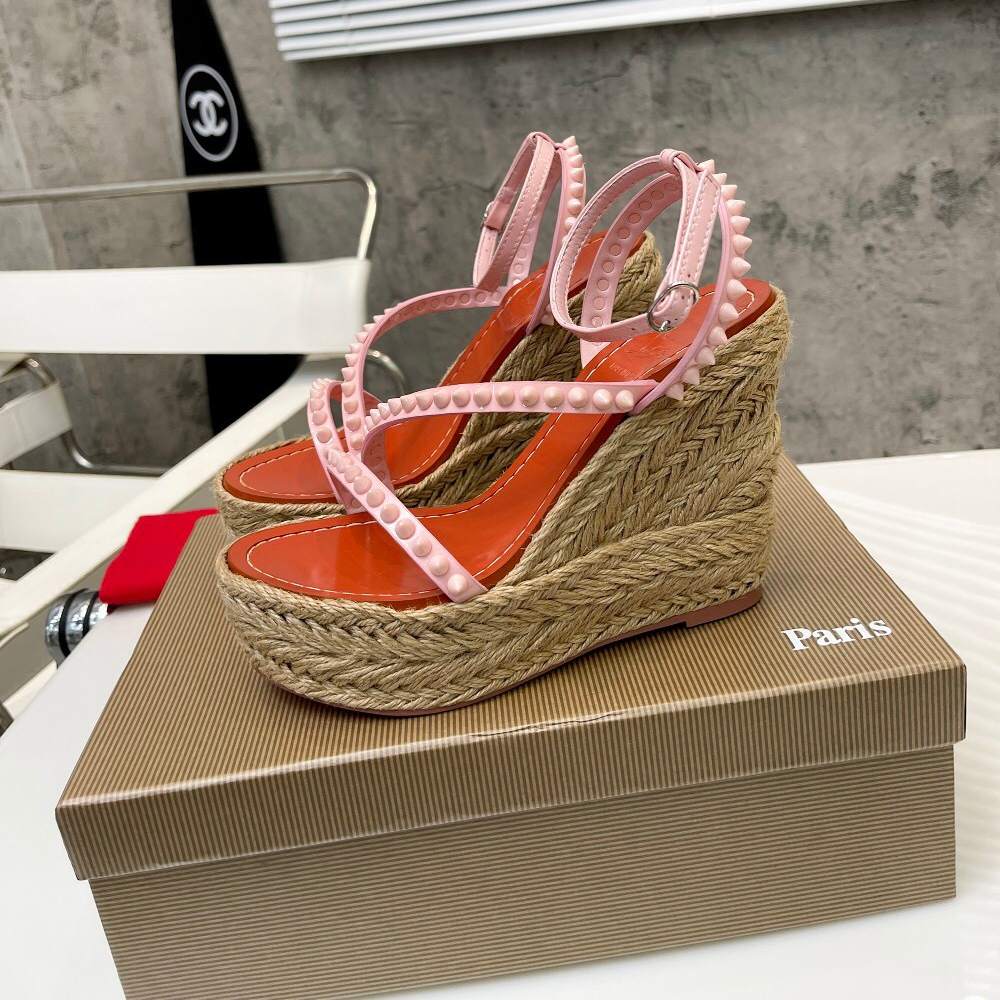 Christian Louboutin Mafaldina Zeppa Pumps Size 35-41 4-Color