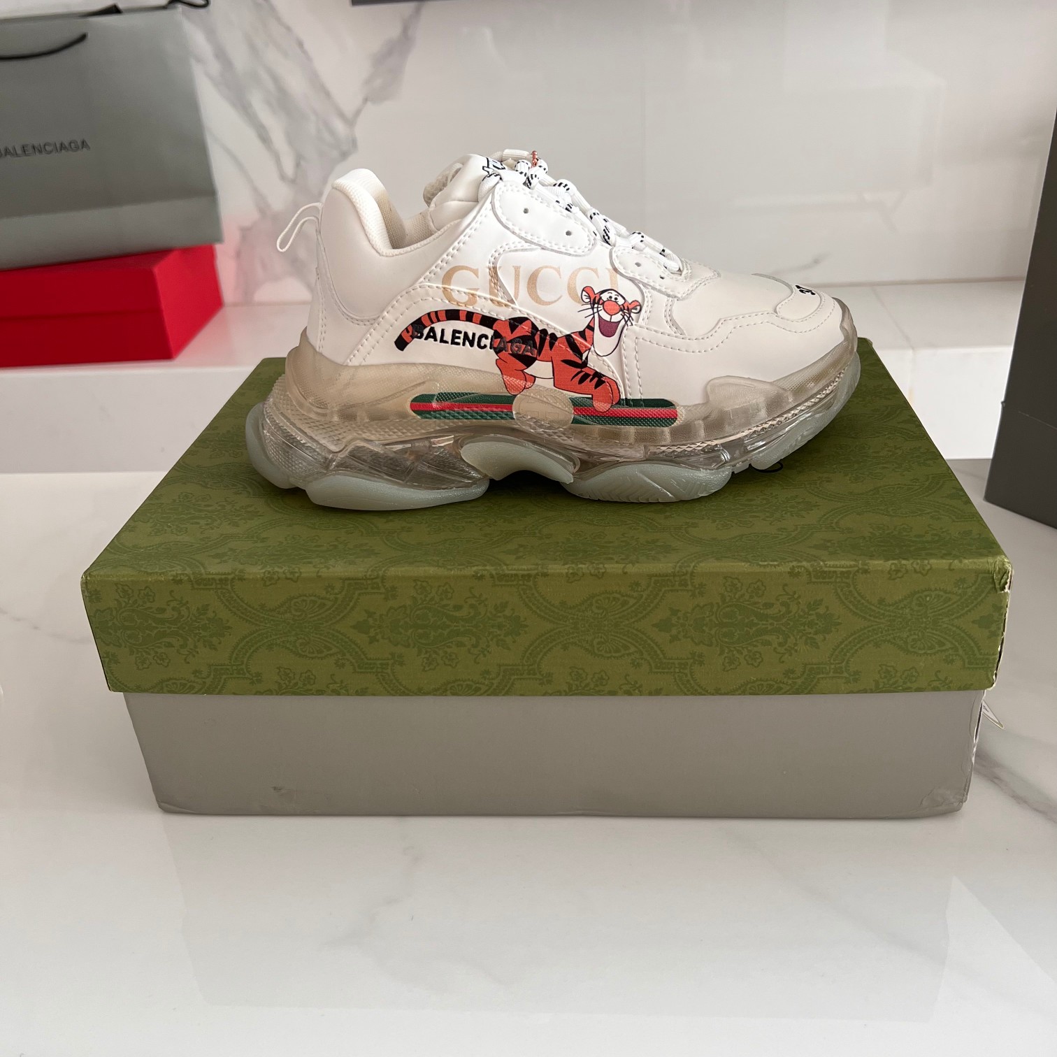 Balenciaga & Gucci Triple S Sneaker Unisex Size 35-45