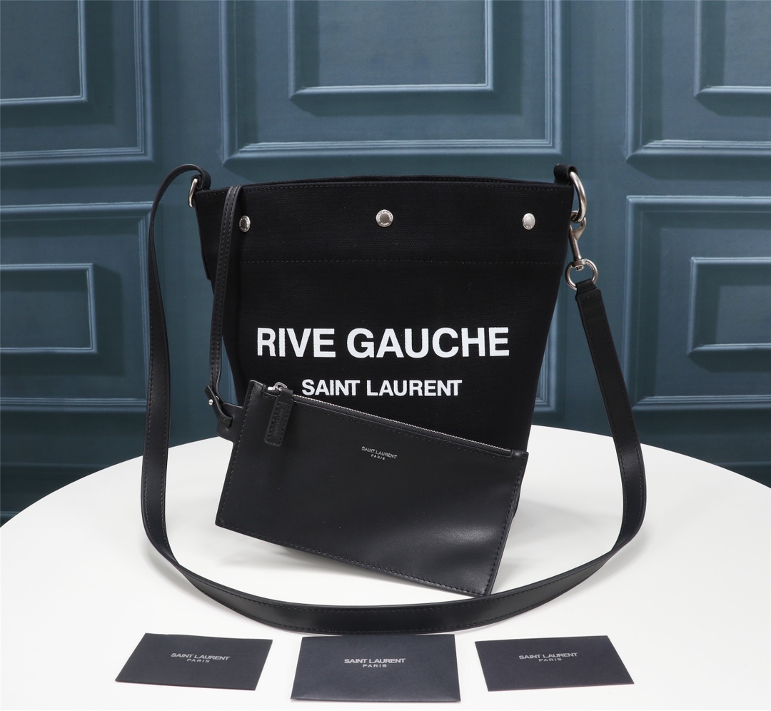 YSL Rive Gauche Women Shoulder Bags Size 30cm