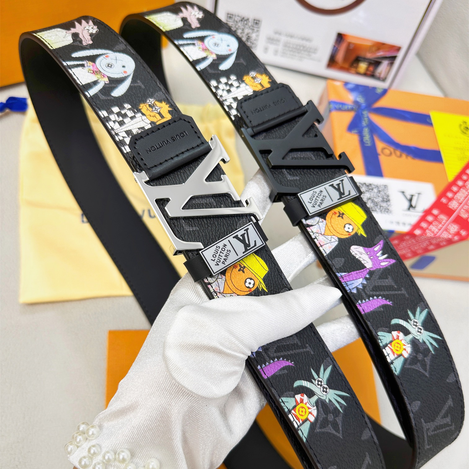 Louis Vuitton Mens Belt Width 3.8cm