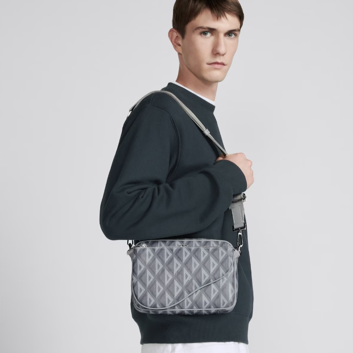 Dior CD Diamond Mens Shoulder Bags Size 23*16.5*4cm