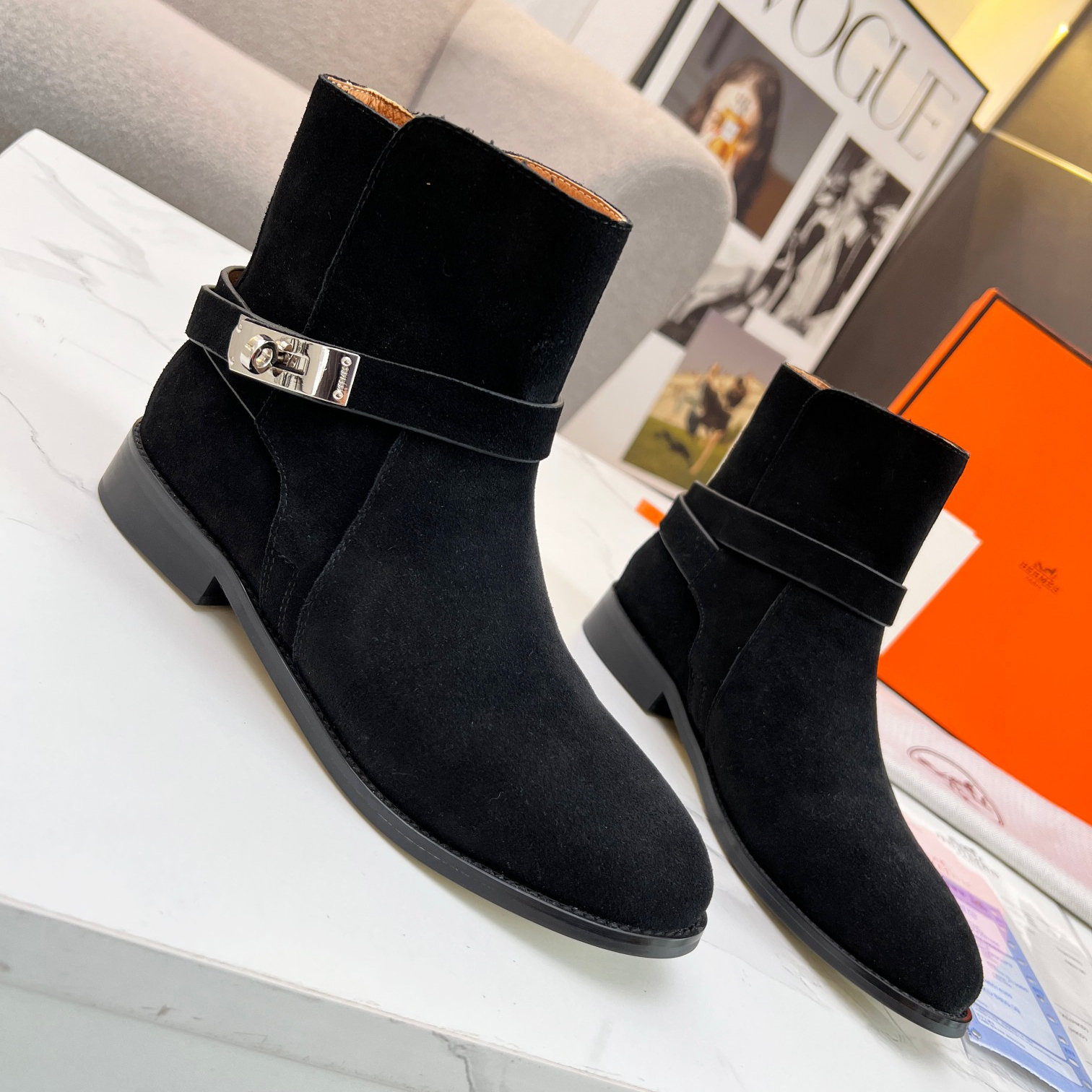 Hermes Women Kelly Boots Size 36-41