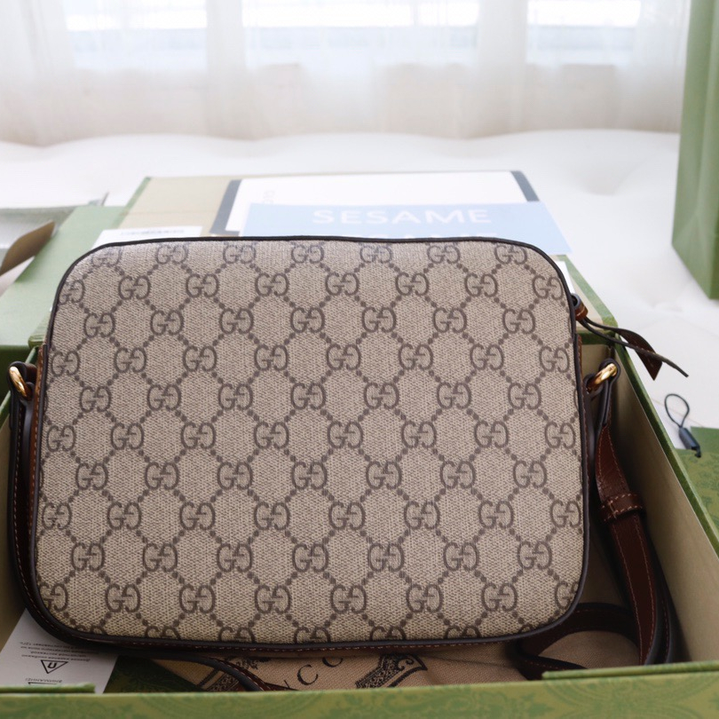 Gucci GG Horsebit 1955 Women Shoulder Bags Size 22.5*17*6.5cm