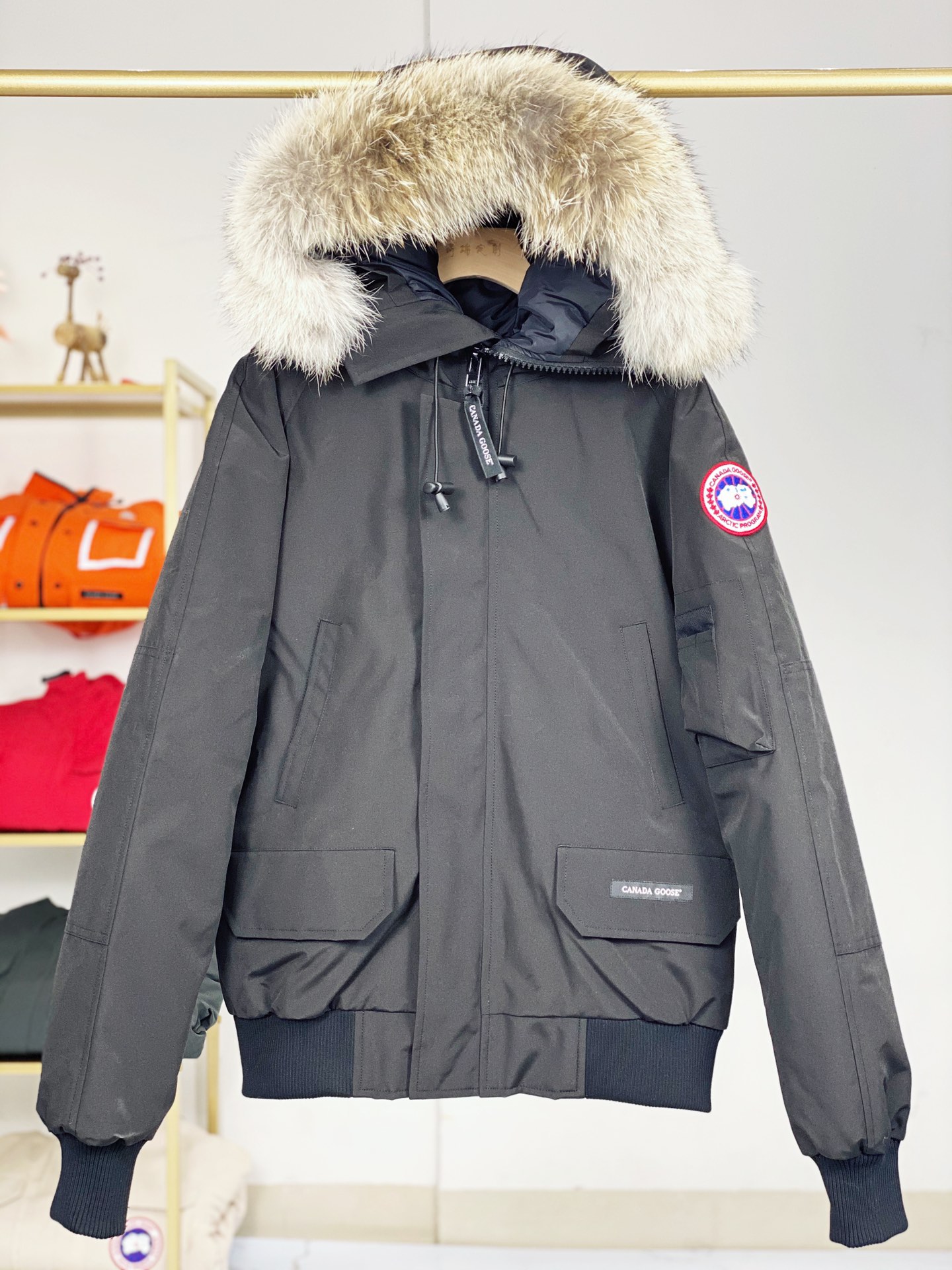 Canada Goose 01 Mens/Women Winter Jacket Black Size XL(Eu L)