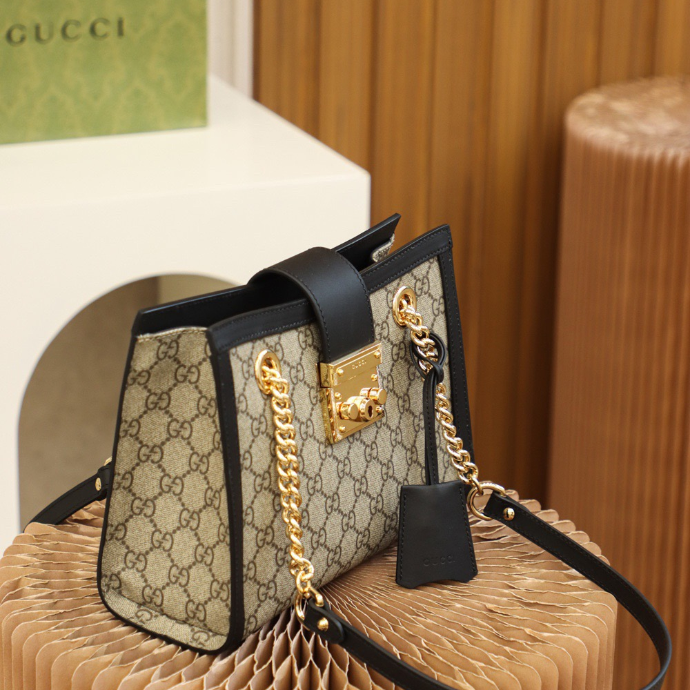 Gucci GG Supreme Padlock Women Shoulder Bags Size 26*18*10cm