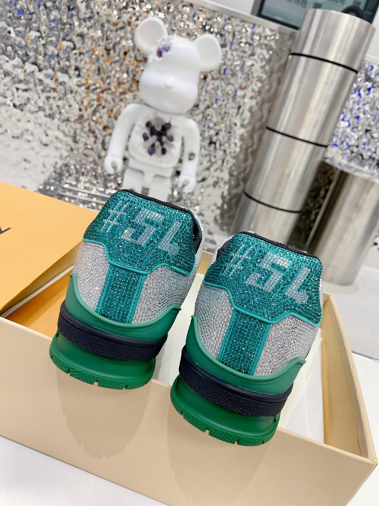 Louis Vuitton LV Trainer Diamond Sneaker Size 36-46