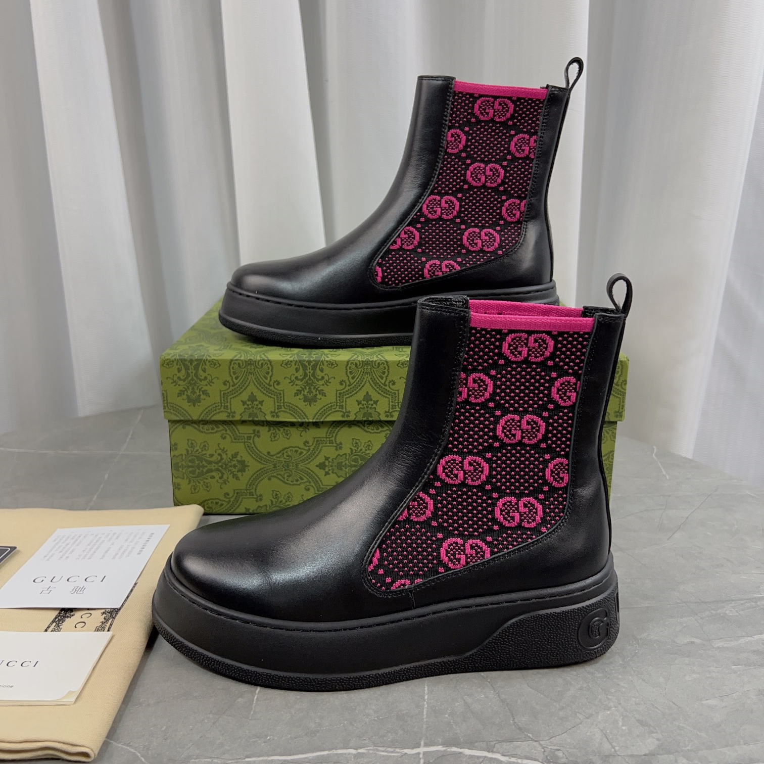 Gucci 23fw New Boots Unisex Size 35-46