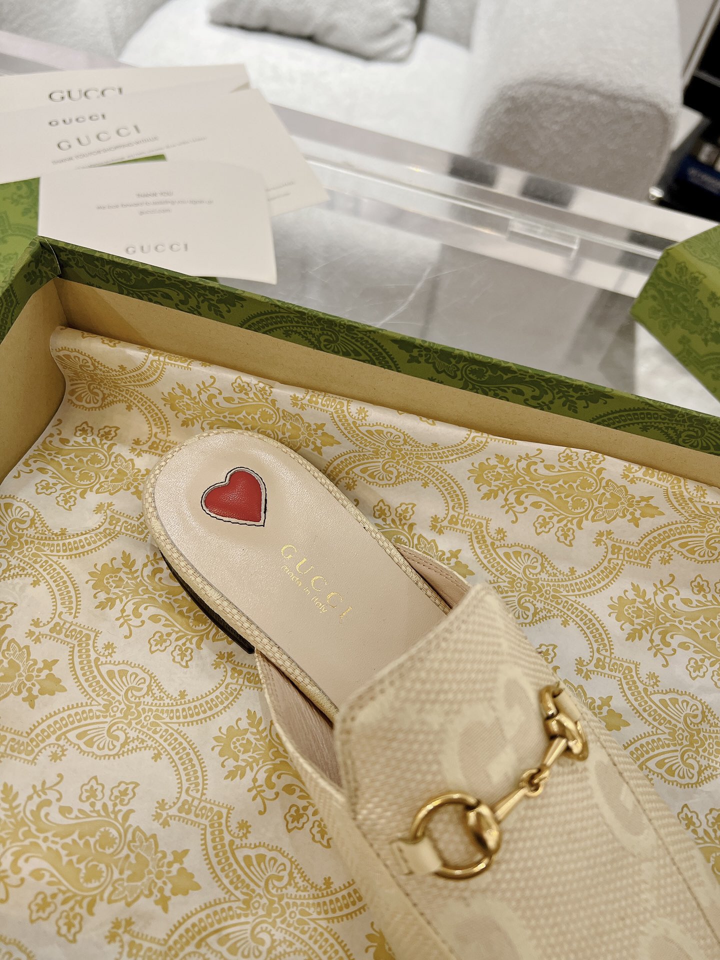 Gucci Princetown GG Slippers Size 35-41