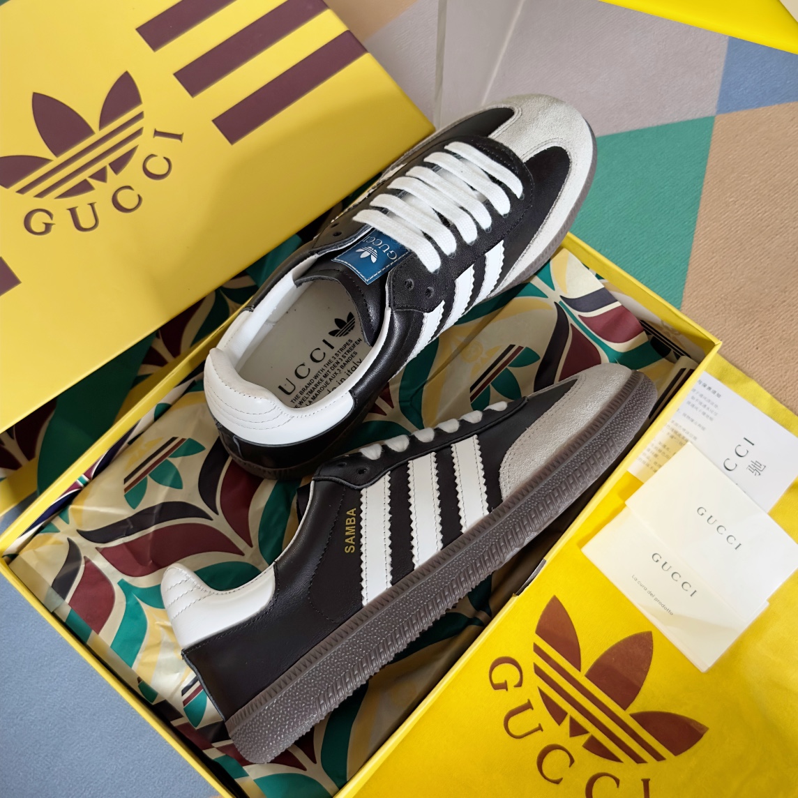 Gucci x Adidas Gazelle Sneaker Size 36-46