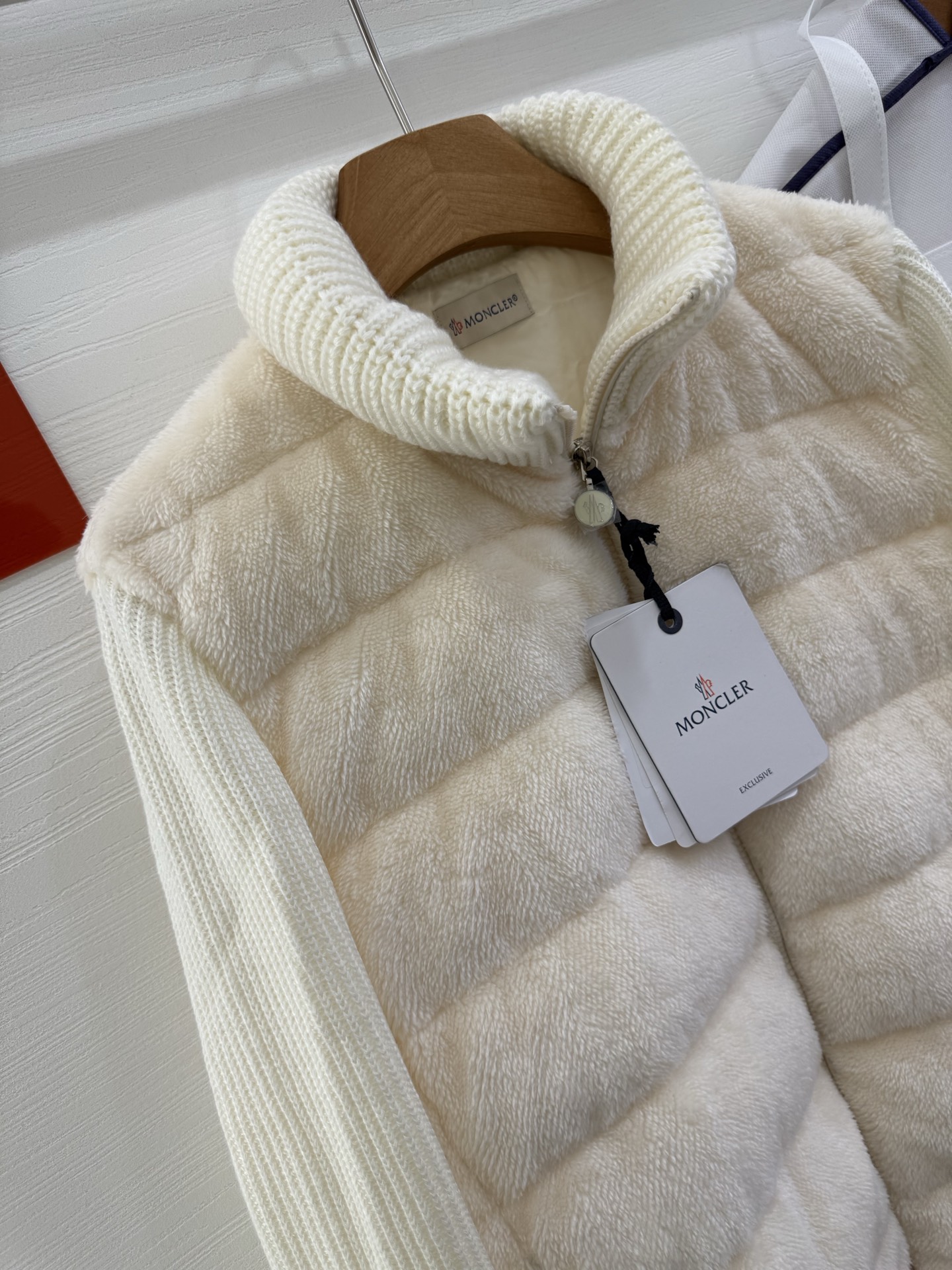 Moncler 25SS Teddy bear fur Women Down Jacket Size S-XL