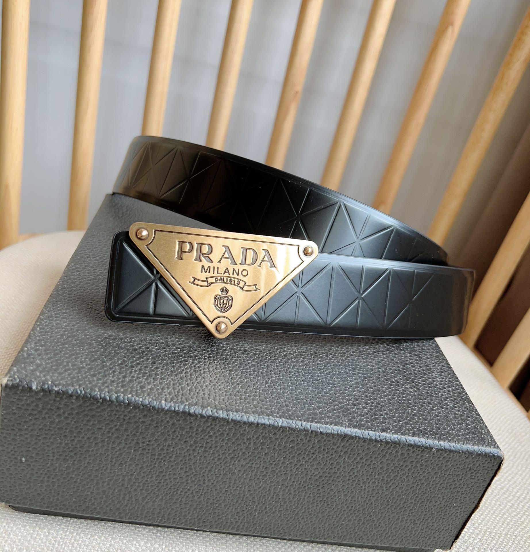 Prada Mens Belt Width 3.5cm