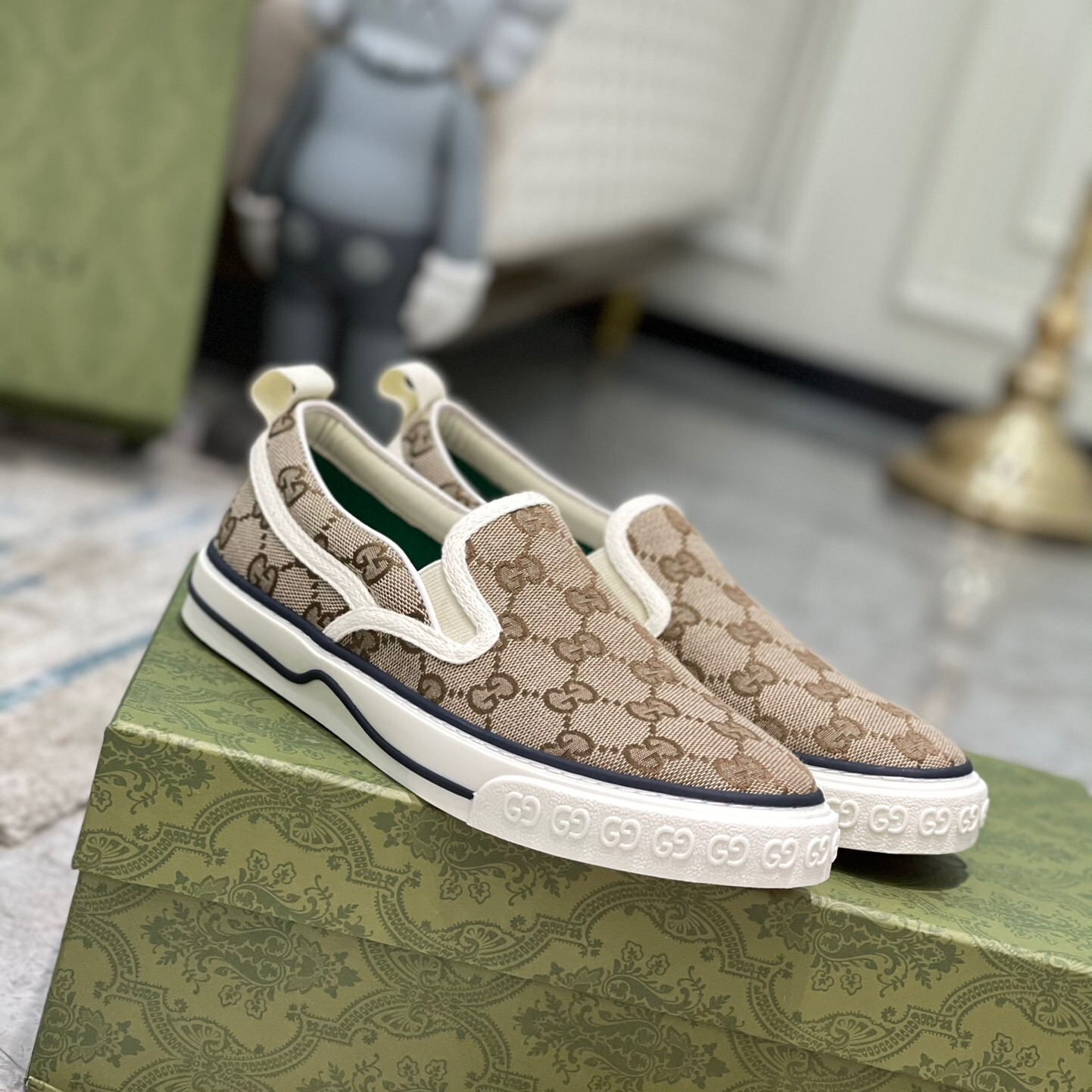 Gucci Tennis 1977 slip-on sneaker Size 35-45 6-Color