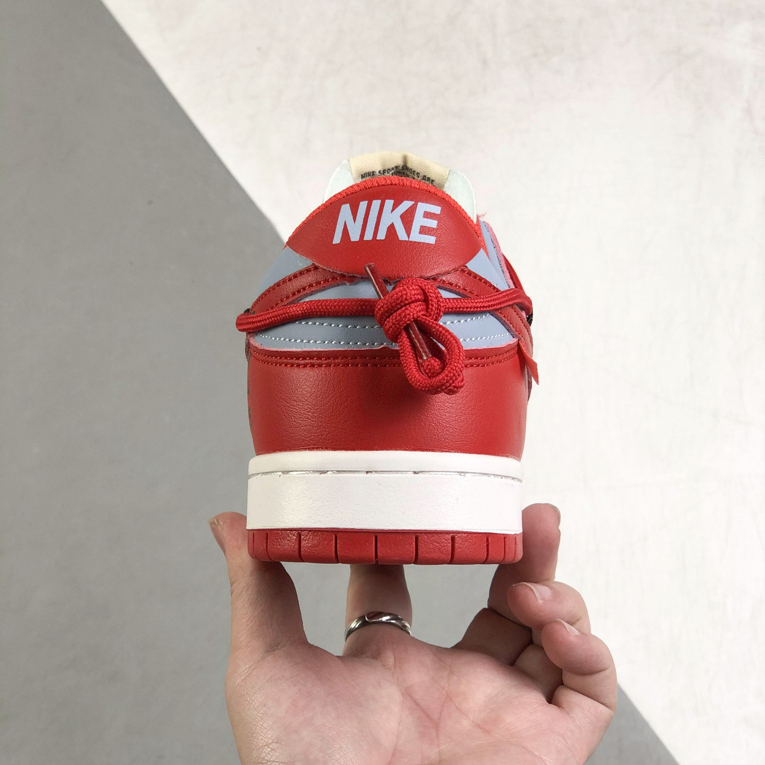 Nike SB Dunk x Off White Low Top Mens/Women Sneakers Shoes White Red 36 - 46