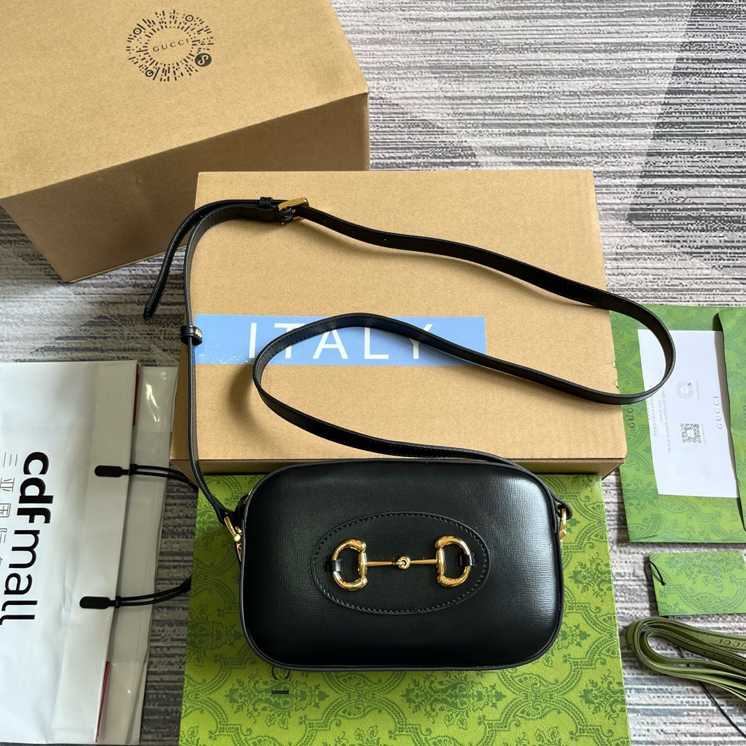 Gucci Kleine Gucci Horsebit 1955 Women Shoulder Bags 20*13*6cm