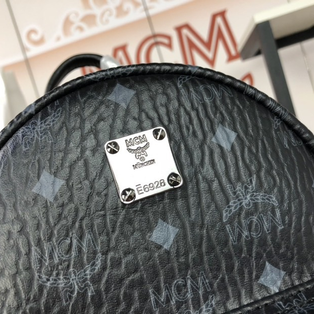 MCM Stark Side Studs Backpack in Visetos 4-Size