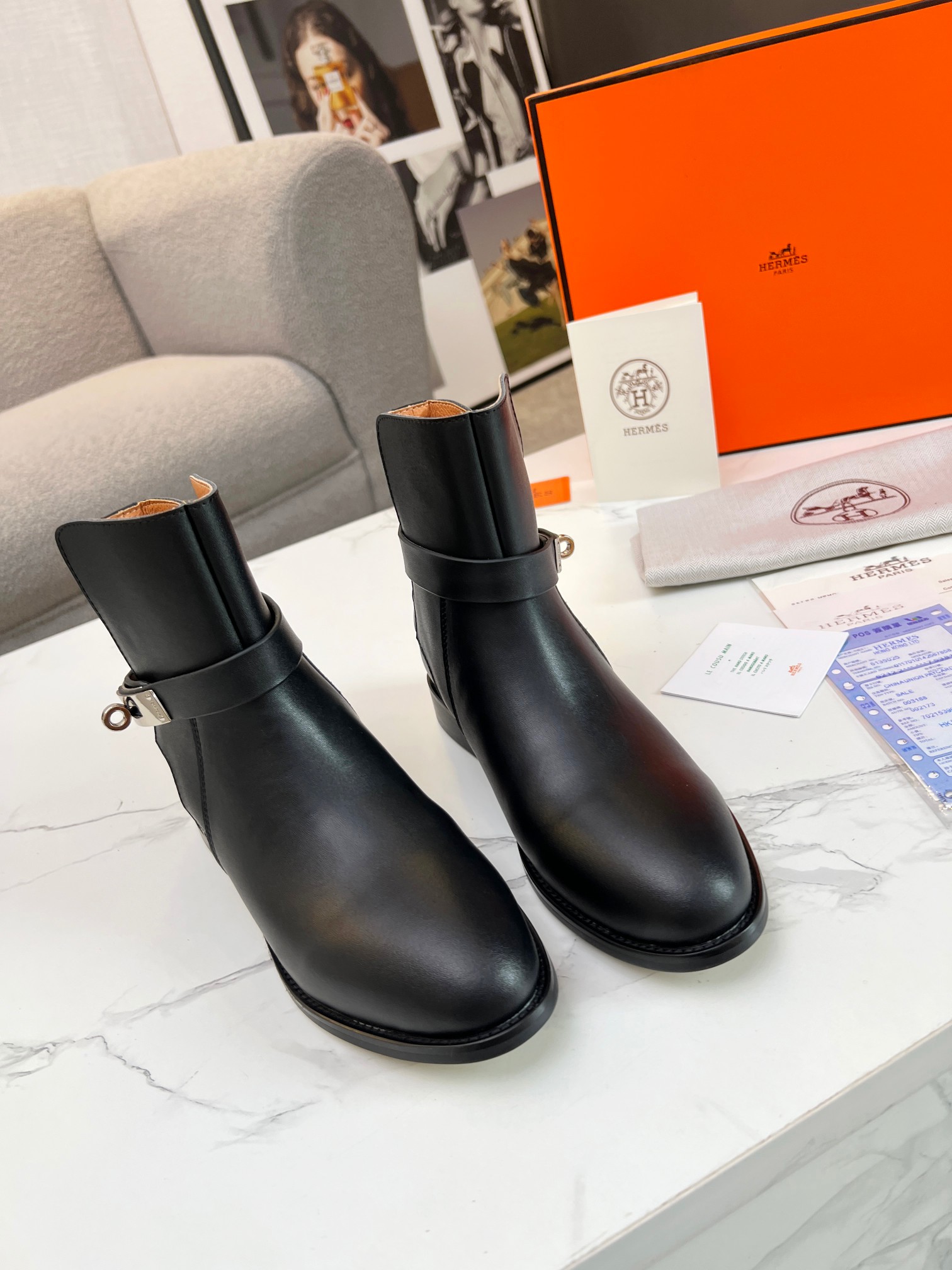 Hermes Women Kelly Boots Size 36-41