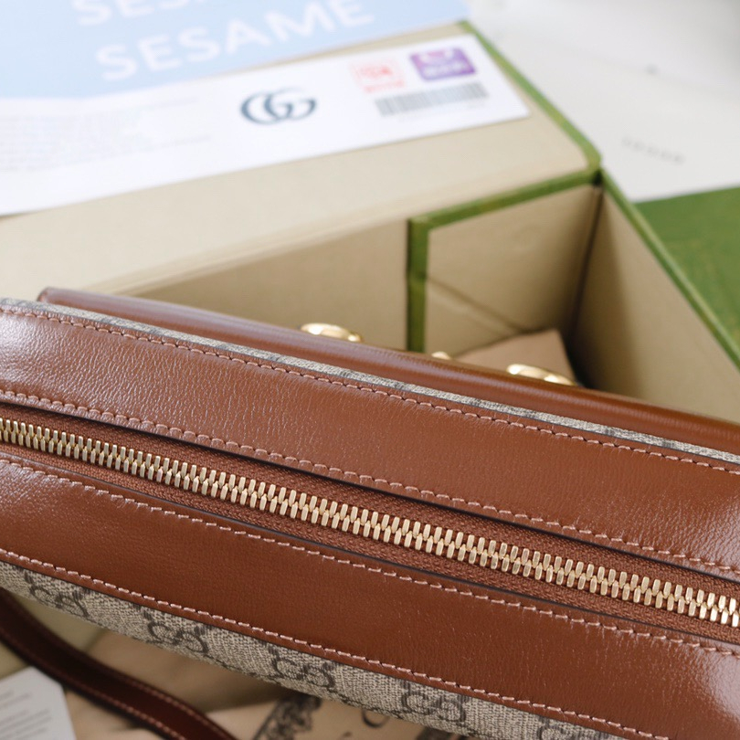 Gucci GG Horsebit 1955 Women Shoulder Bags Size 22.5*17*6.5cm