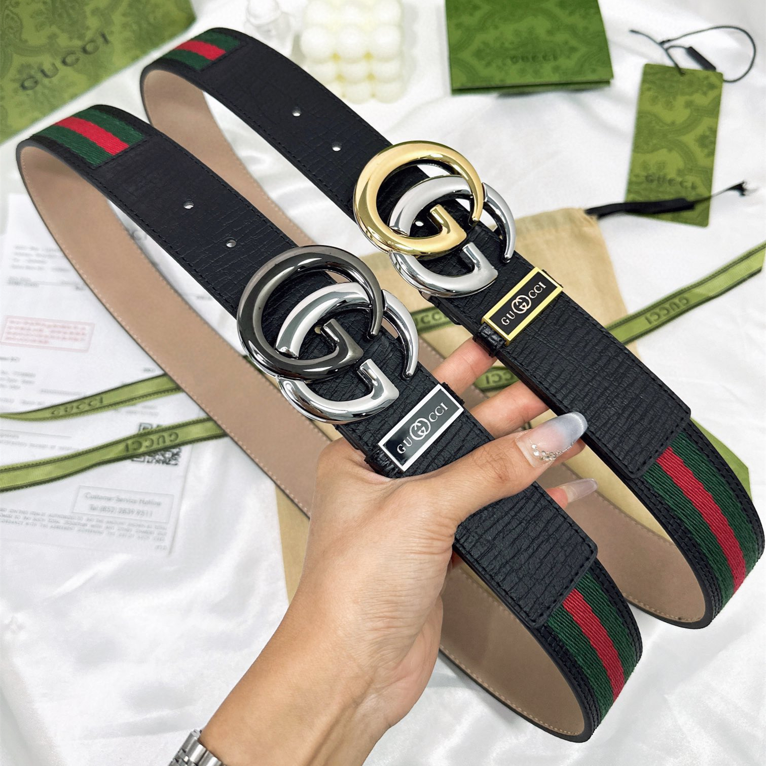 Gucci Mens Belt Width 3.8cm