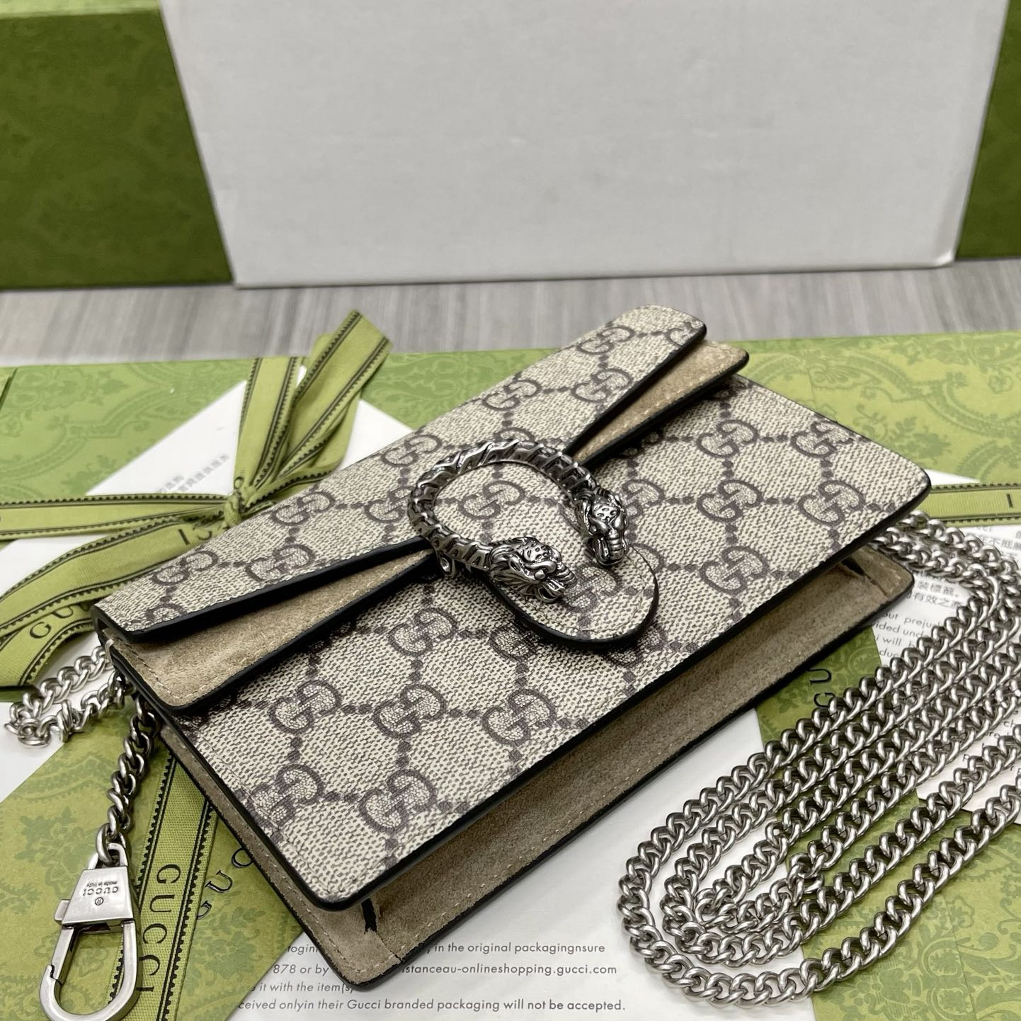 Gucci Dionysus Mini Women Shoulder Bags 16.5*10*4.5cm