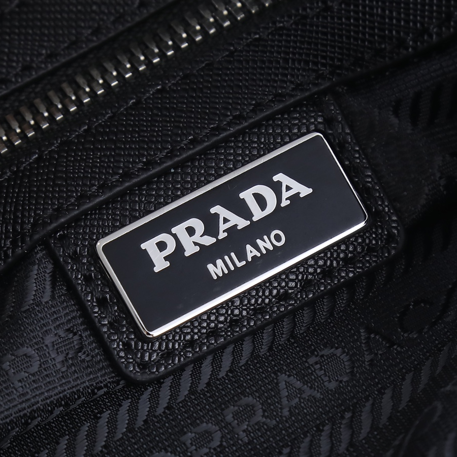 Prada 2VH118 Re-Nylon and Saffiano Leather Mens Shoulder Bags Size 28*25*6cm