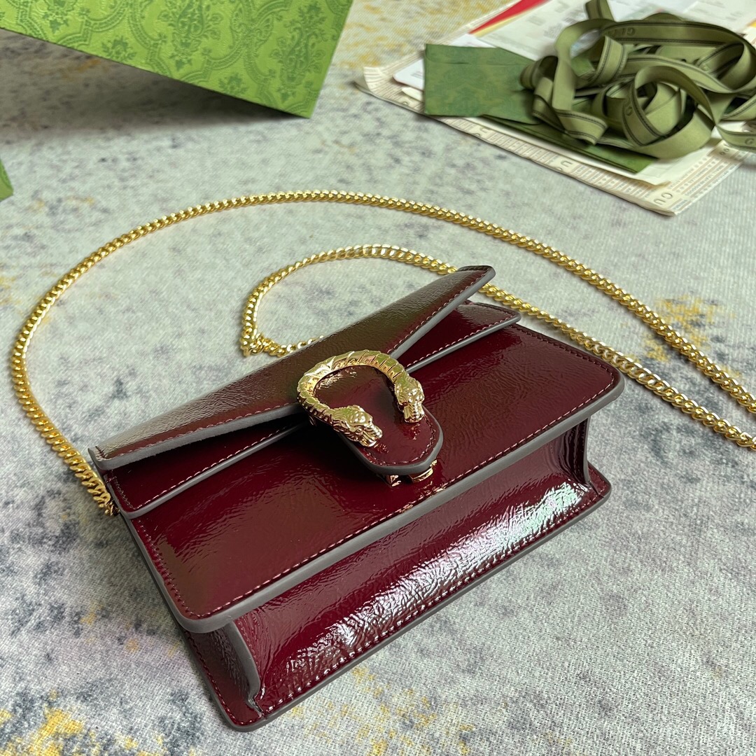 Gucci Dionysus Super-Mini Women Shoulder Bags 17.5*11*6.5cm
