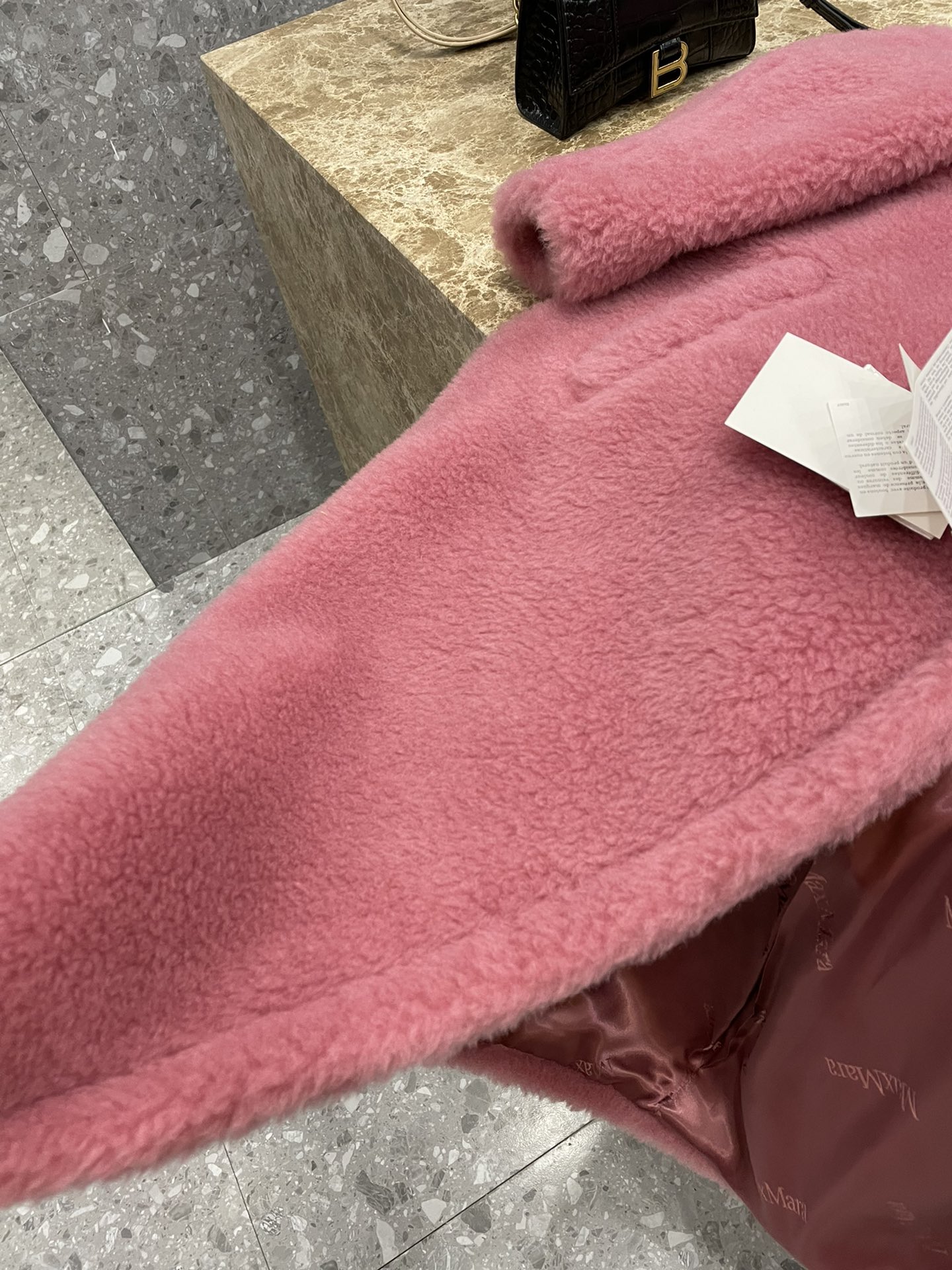 Max Mara Teddy fur long coat Size XS-M