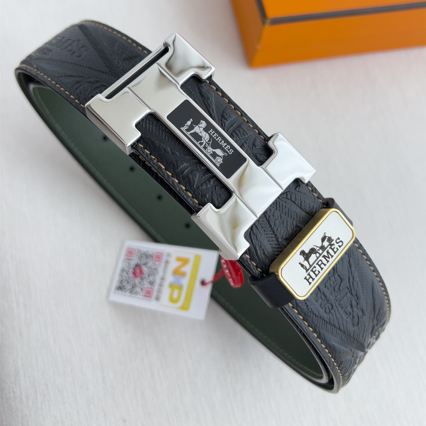 Hermes Mens Belt Width 3.8cm