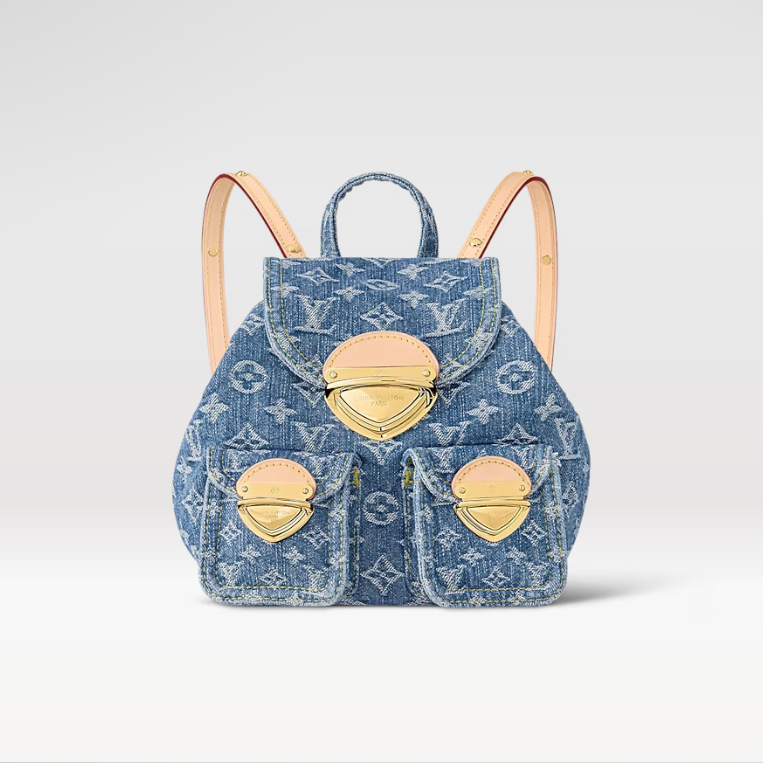 Louis Vuitton Venice Monogram denim Backpack Bags 20*20*11cm