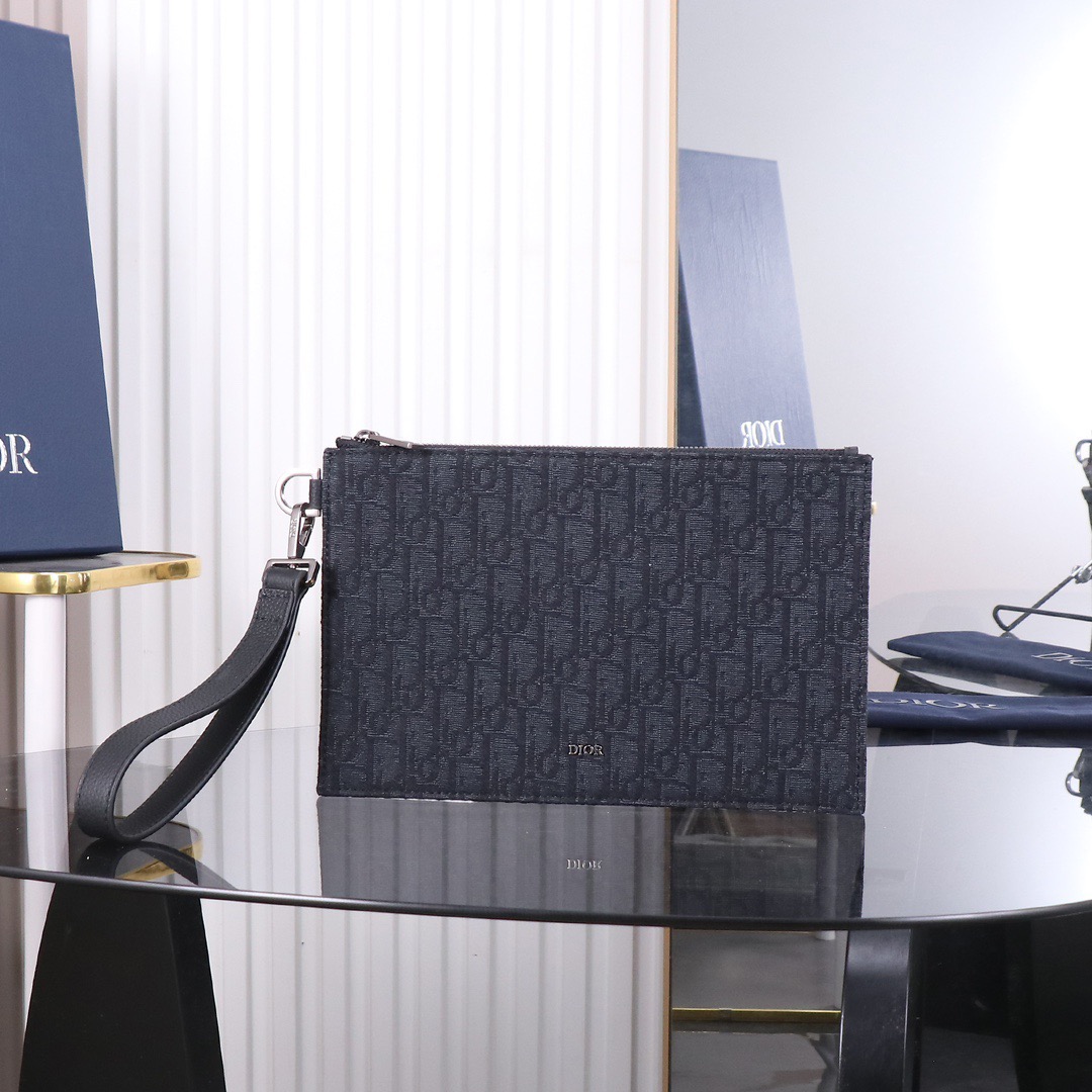 Dior Oblique Clutch Bags Size 26.5*17.5cm