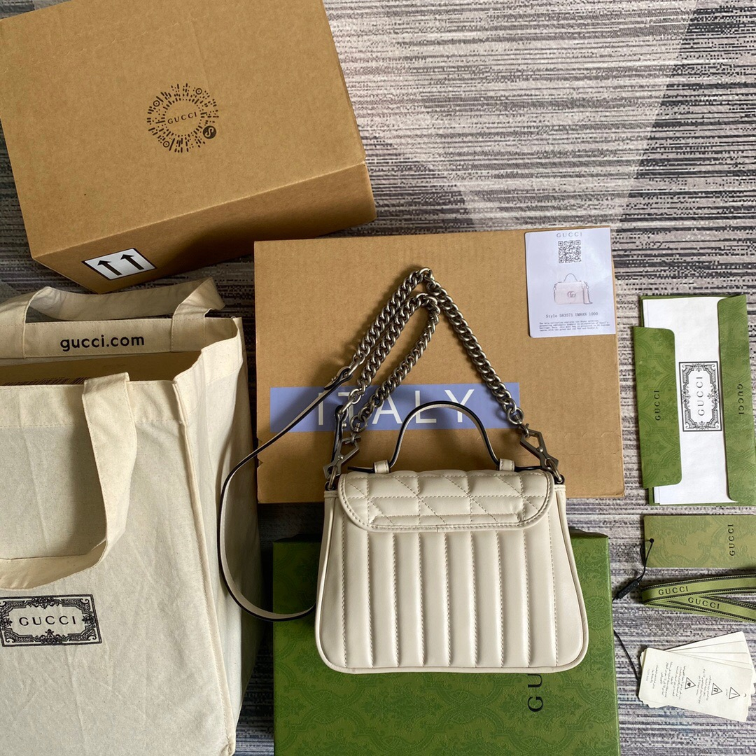 Gucci GG Marmont Top Handle Women Shoulder Bags Size 21*15.5*8cm