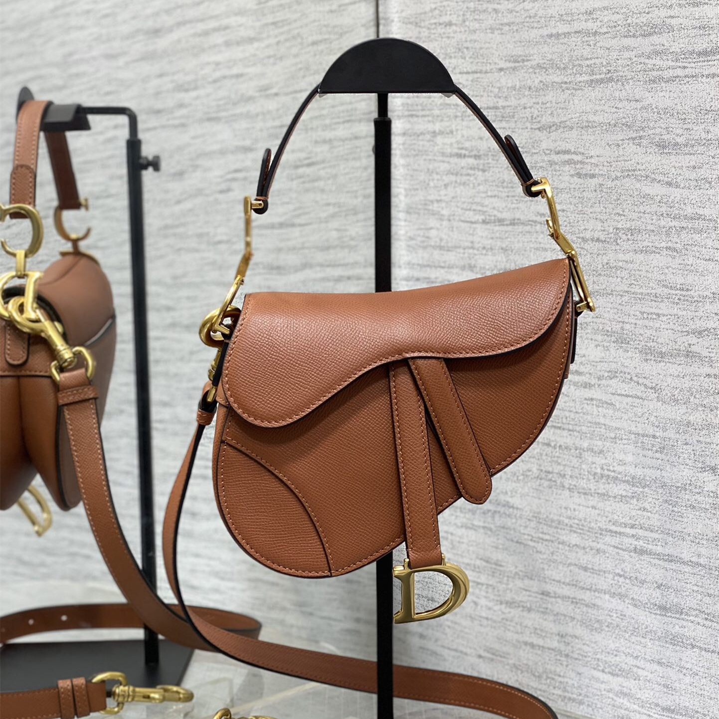 Dior Saddle Women Shoulder Bags 17*5*15cm