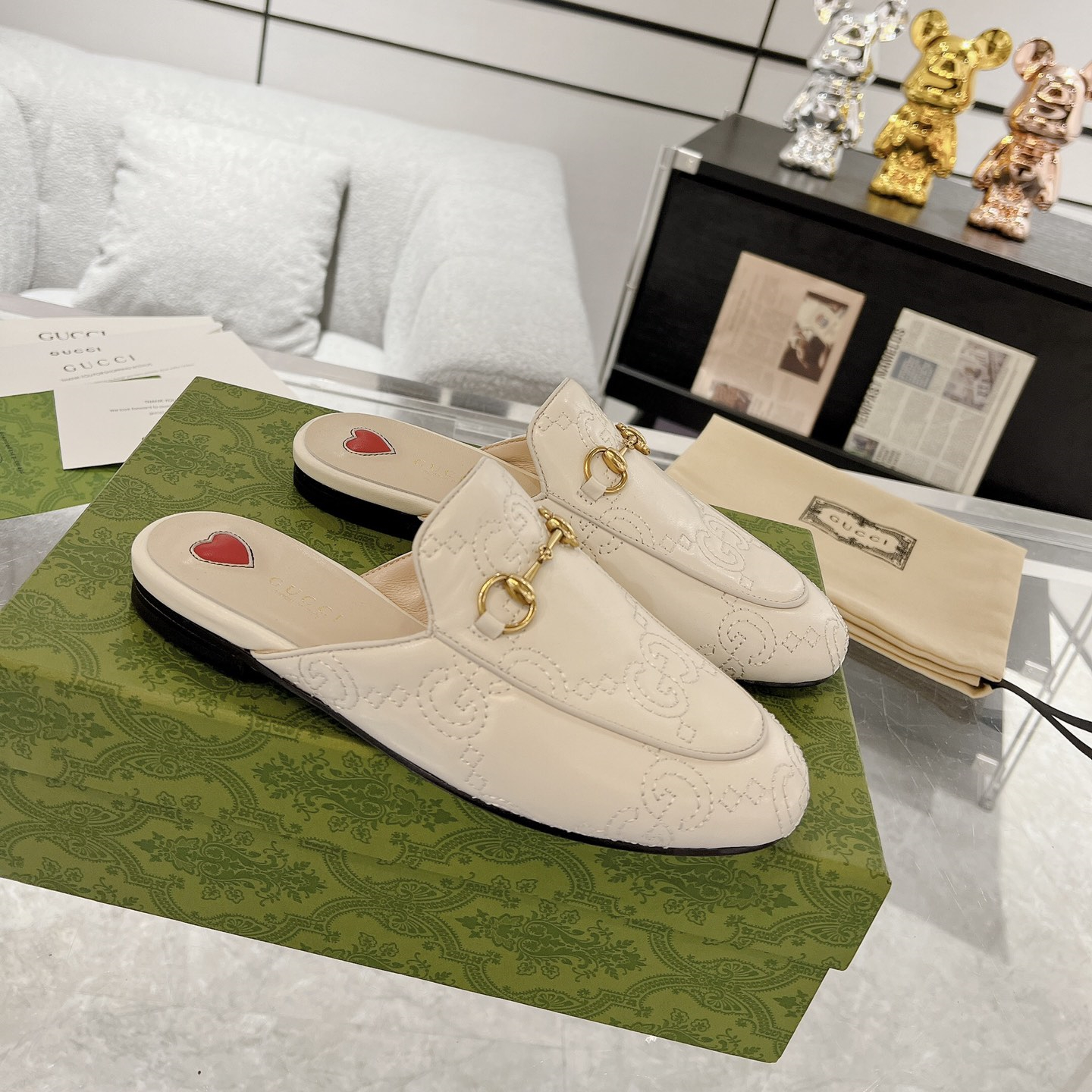 Gucci Princetown GG Slippers Size 35-40