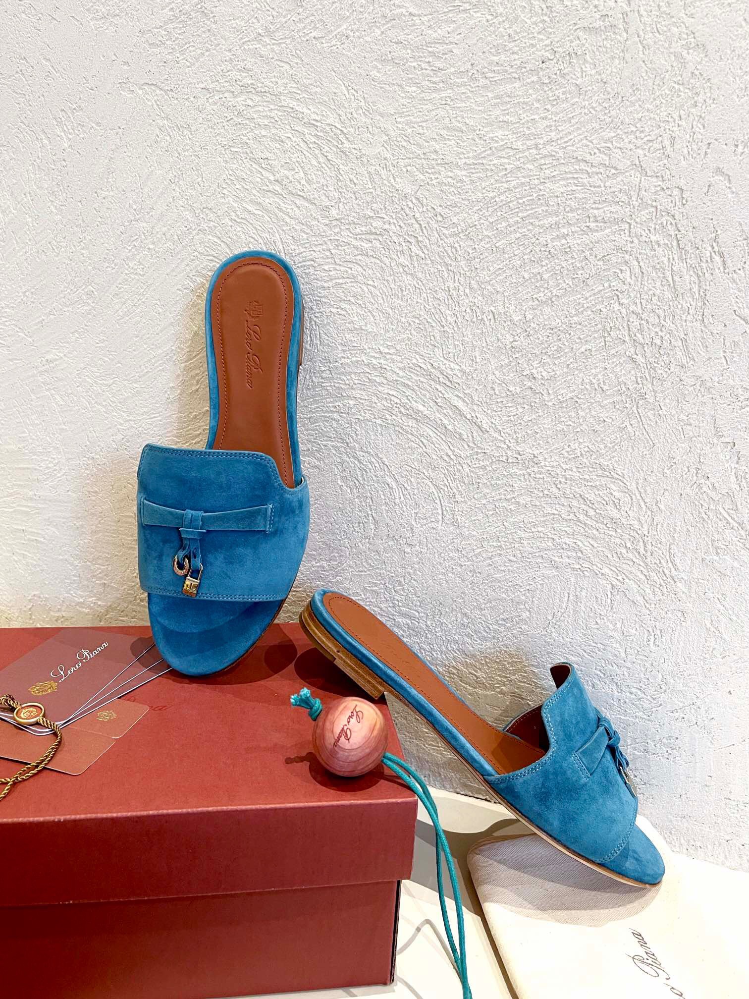 Loro Piana Charms Slipper Women Slippers Size 36-41