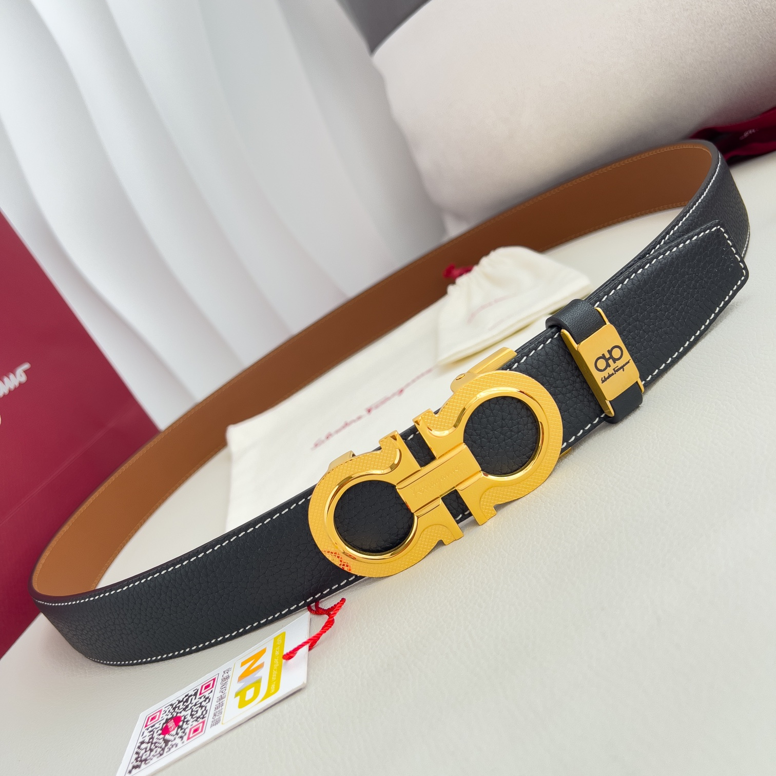 Ferragamo Mens Belt Width 3.5cm