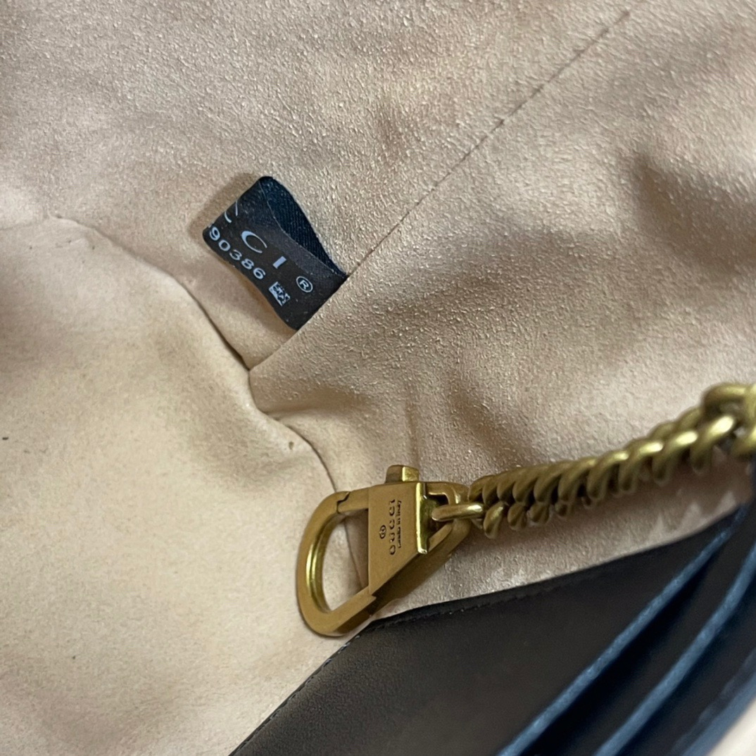 Gucci GG Marmont Bucket Women Shoulder Bags Size 17*13cm