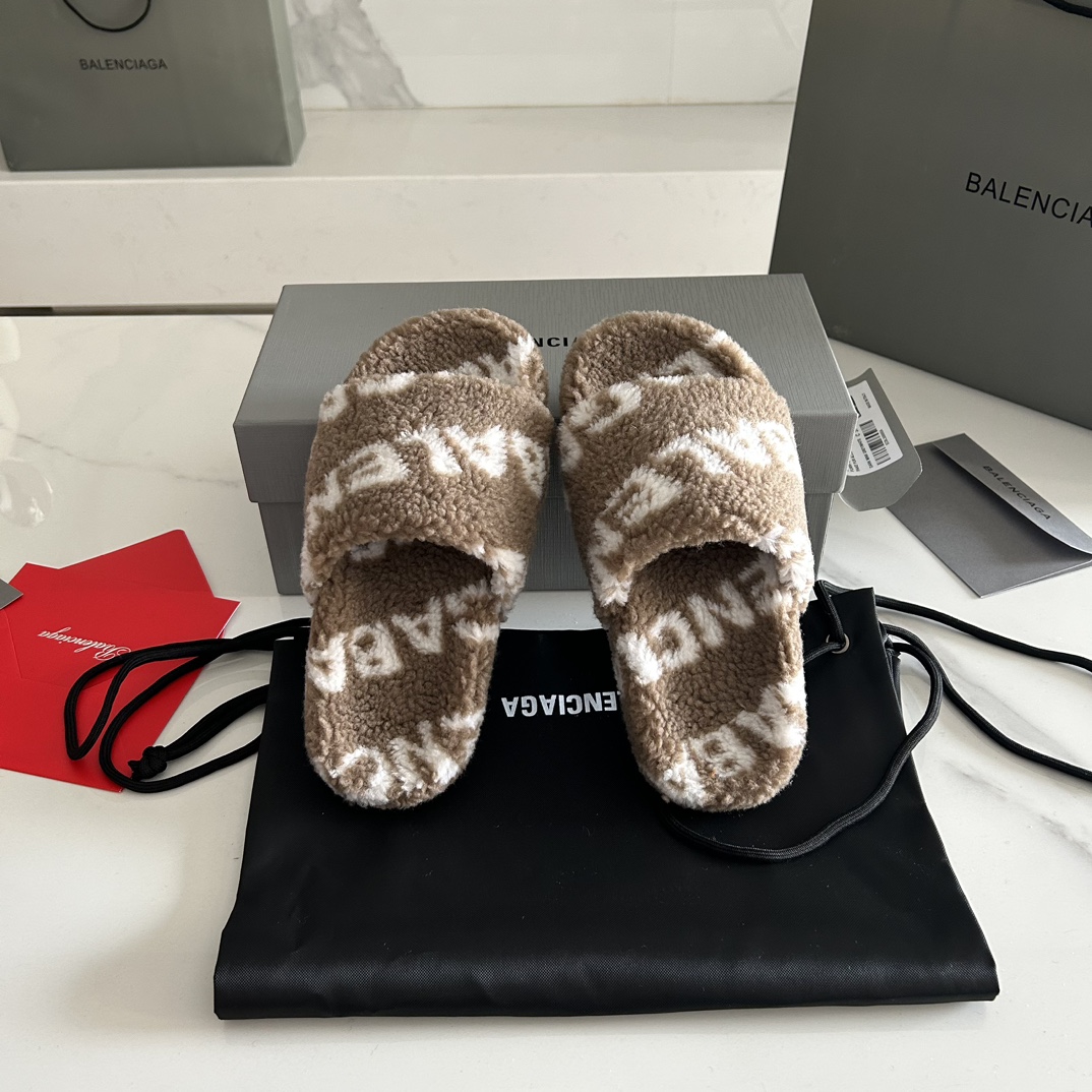 Balenciaga 23FW New Winter Slippers Size 35-41