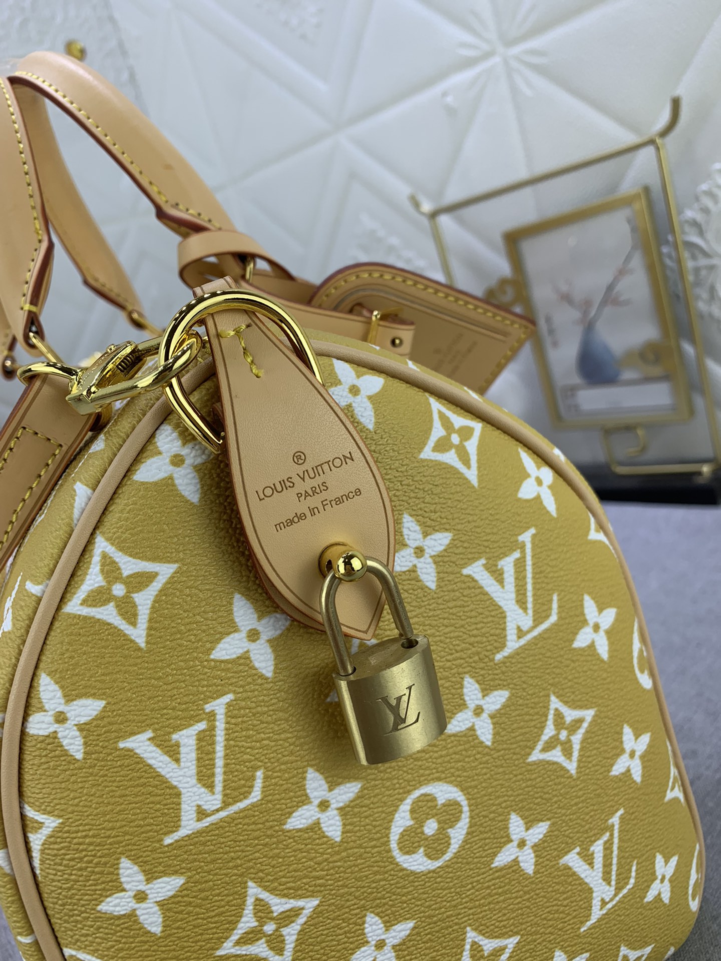 Louis Vuitton Speedy P9 Bandoulière 30 Monogram Leather Travel Bags Size 30*21*7cm