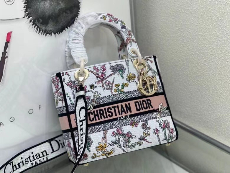 Dior Lady Women Shoulder Bags 24*20*11cm