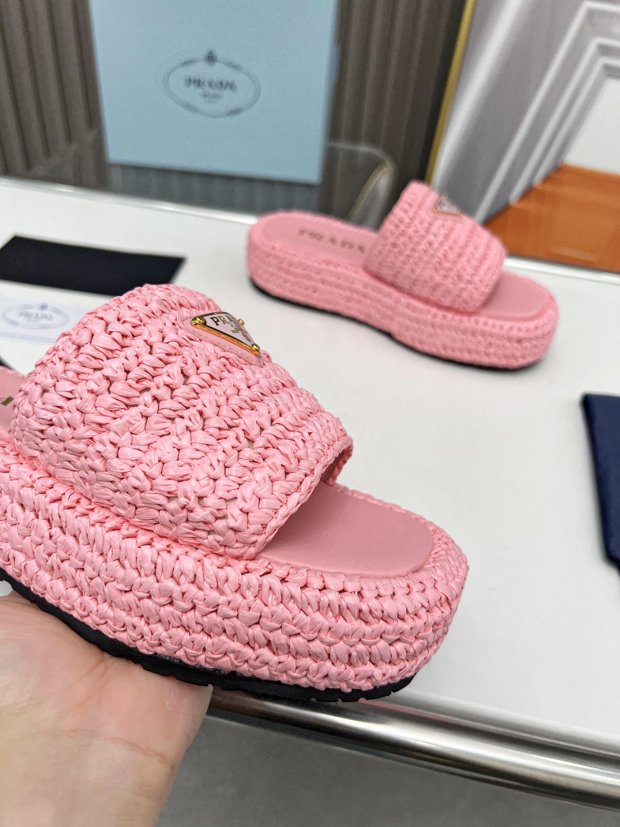 Prada 2024 New Monolith sandals Size 36-41