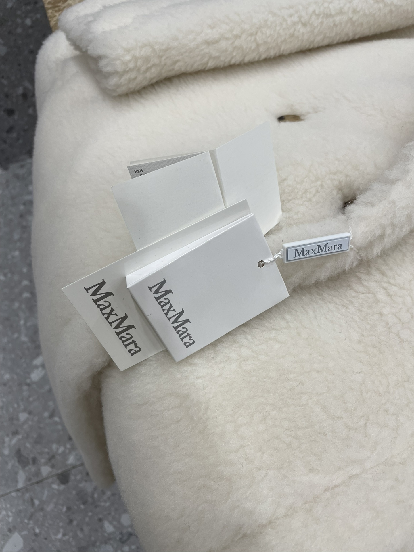 Max Mara Teddy fur long coat Size XS-M