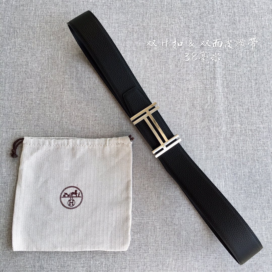 Hermes Mens Belt Width 3.8cm