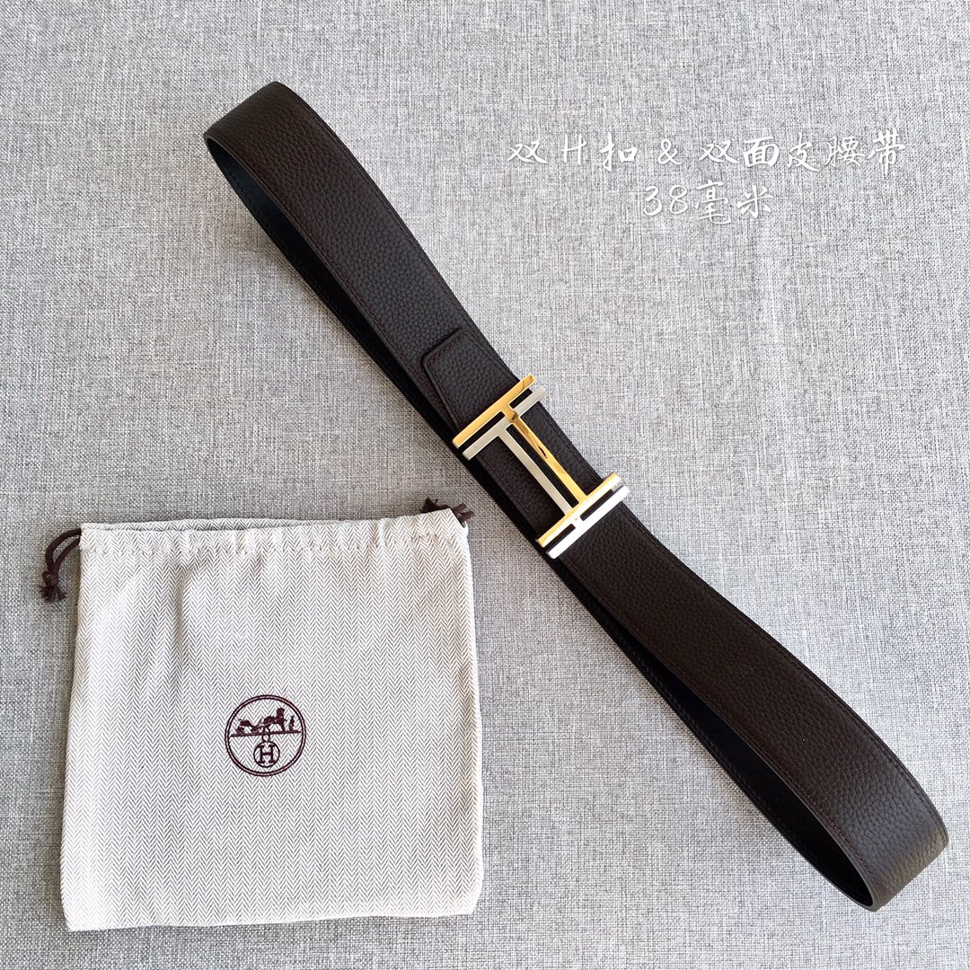 Hermes Mens Belt Width 3.8cm