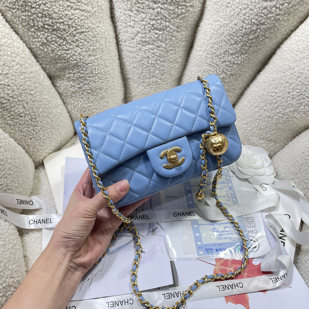 Chanel AS1787 Shoulder Bags Sheepskin 20cm